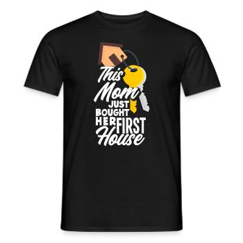 Homeowner Home Purchase Gift - Men's T-Shirt - black - Front - AI Model Male 178 light (178cm)