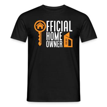 Homeowner Home Purchase Gift - Men's T-Shirt - black - Front - AI Model Male 178 light (178cm)