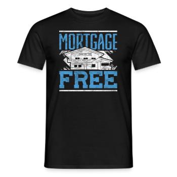 Mortgage Free Mortgage Loan Advisor - Men's T-Shirt - black - Front - AI Model Male 178 light (178cm)