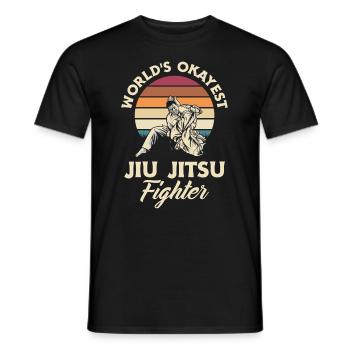 Jiu Jitsu Jiu Jitsu Jiu Jitsu - T-shirt homme - noir - Devant - AI Model Male 178 light (178cm)