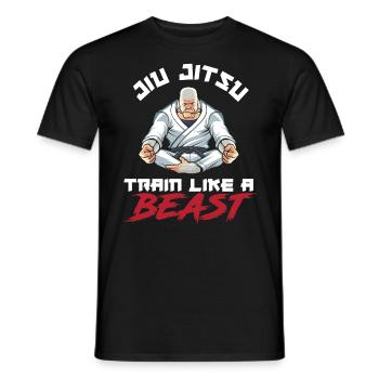 Jiu Jitsu Jiu Jitsu Jiu Jitsu - Männer T-Shirt - Schwarz - Vorne - AI Model Male 178 light (178cm)