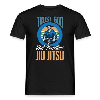 Jiu Jitsu Jiu Jitsu Jiu Jitsu - T-shirt homme - noir - Devant - AI Model Male 178 light (178cm)