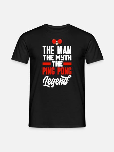 Fun Table Tennis Gift - Men's T-Shirt - black