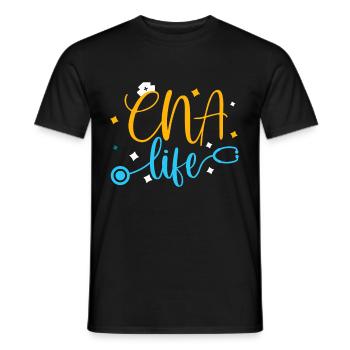 Zertifizierte Krankenpflegeschwester Outfit - Männer T-Shirt - Schwarz - Vorne - AI Model Male 178 light (178cm)
