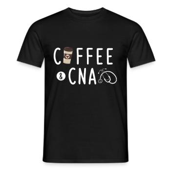 Zertifizierter Krankenpflegehelfer Coffee - Männer T-Shirt - Schwarz - Vorne - AI Model Male 178 light (178cm)