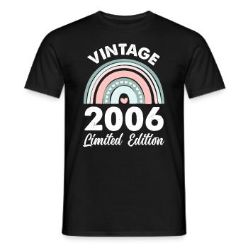 Fille du 16e anniversaire - T-shirt homme - noir - Devant - AI Model Male 178 light (178cm)