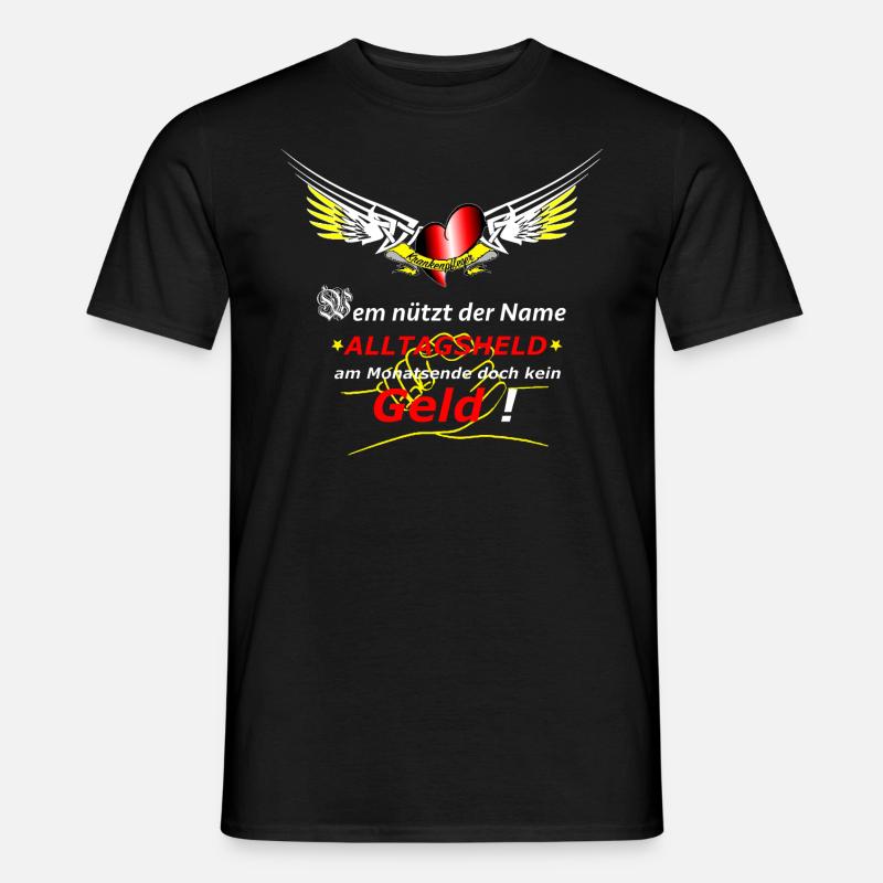 Krankenpfleger - Männer T-Shirt - Schwarz