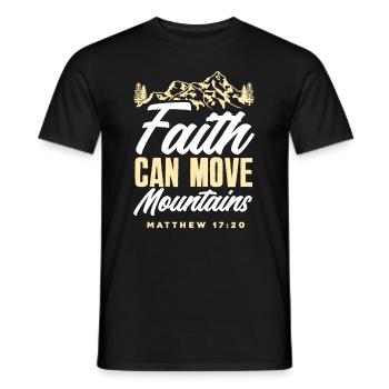 Jésus-Christ-Christ Religion Religieuse - T-shirt homme - noir - Devant - AI Model Male 178 light (178cm)