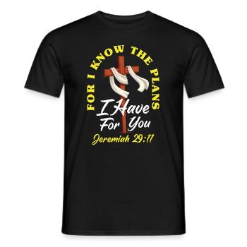 Jesus Christ Christ Religion Religious - Men's T-Shirt - black - Front - AI Model Male 178 light (178cm)