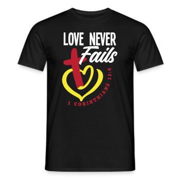 Jésus-Christ-Christ Religion Religieuse - T-shirt homme - noir - Devant - AI Model Male 178 light (178cm)