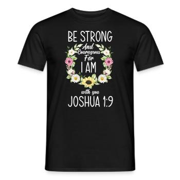 Jésus-Christ-Christ Religion Religieuse - T-shirt homme - noir - Devant - AI Model Male 178 light (178cm)