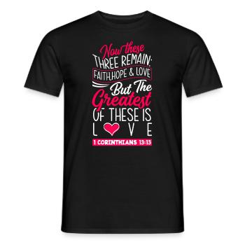 Jesus Christ Christ Religion Religious - Men's T-Shirt - black - Front - AI Model Male 178 light (178cm)