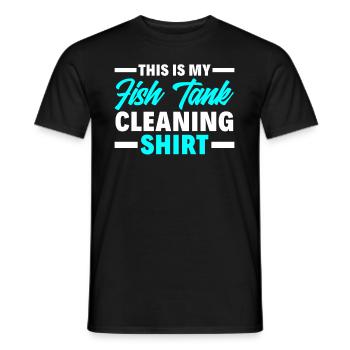 Drôle Aquarist Aquarist Aquarium Cadeau - T-shirt homme - noir - Devant - AI Model Male 178 light (178cm)