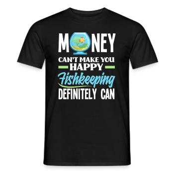 Drôle Aquarist Aquarist Aquarium Cadeau - T-shirt homme - noir - Devant - AI Model Male 178 light (178cm)