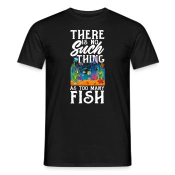 Drôle Aquarist Aquarist Aquarium Cadeau - T-shirt homme - noir - Devant - AI Model Male 178 light (178cm)