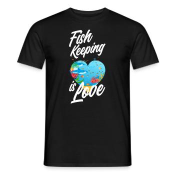 Drôle Aquarist Aquarist Aquarium Cadeau - T-shirt homme - noir - Devant - AI Model Male 178 light (178cm)