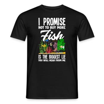Lustiges Aquarist Aquarianer Aquarium Geschenk - Männer T-Shirt - Schwarz - Vorne - AI Model Male 178 light (178cm)