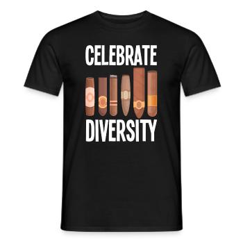 Lustiges Zigarre Rauchen Zigarrenraucher Geschenk - Männer T-Shirt - Schwarz - Vorne - AI Model Male 178 light (178cm)