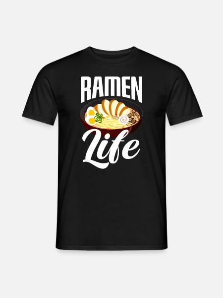 Funny Ramen Gift - Men's T-Shirt - black