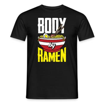 Lustiges Ramen Liebhaber Geschenk - Männer T-Shirt - Schwarz - Vorne - AI Model Male 178 light (178cm)