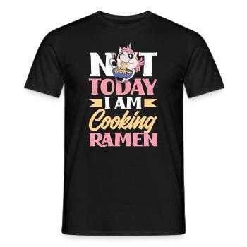Lustiges Ramen Liebhaber Geschenk - Männer T-Shirt - Schwarz - Vorne - AI Model Male 178 light (178cm)