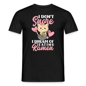 Lustiges Ramen Liebhaber Geschenk - Männer T-Shirt - Schwarz - Vorne - AI Model Male 178 light (178cm)