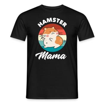 Drôle hamster cadeau hamster maman - T-shirt homme - noir - Devant - AI Model Male 178 light (178cm)