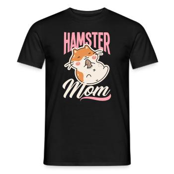 Drôle hamster cadeau hamster maman - T-shirt homme - noir - Devant - AI Model Male 178 light (178cm)