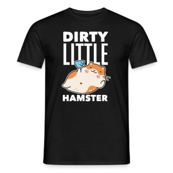 Drôle de cadeau de hamster - T-shirt homme - noir - Devant - AI Model Male 178 light (178cm)