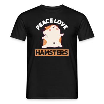 Drôle de cadeau de hamster - T-shirt homme - noir - Devant - AI Model Male 178 light (178cm)