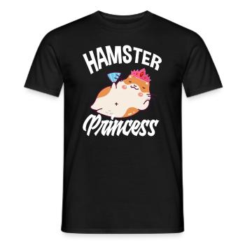 Drôle de cadeau de hamster - T-shirt homme - noir - Devant - AI Model Male 178 light (178cm)