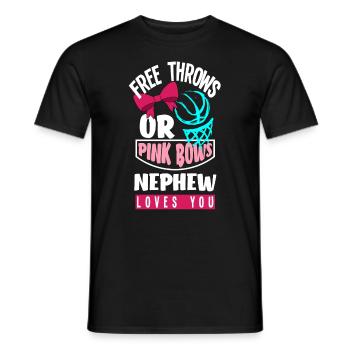 Le genre rose ou bleu révèle le neveu de Baby Party - T-shirt homme - noir - Devant - AI Model Male 178 light (178cm)