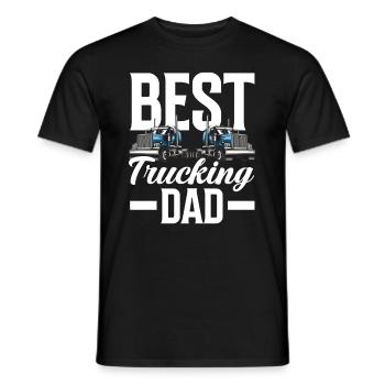 Truck Driver Trucker Truck Driver Driver - Men's T-Shirt - black - Front - AI Model Male 178 light (178cm)