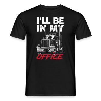 Truck Driver Trucker Truck Driver Driver - Men's T-Shirt - black - Front - AI Model Male 178 light (178cm)