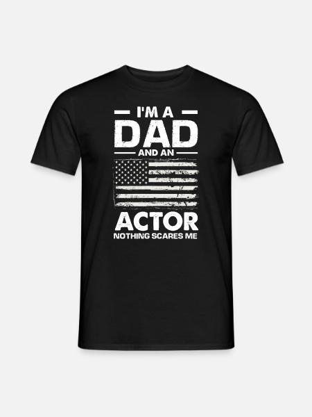 Funny Actor Actress Gift - Men's T-Shirt - black