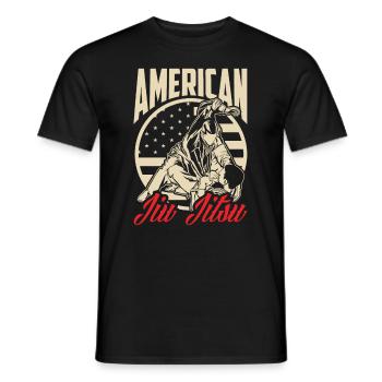 Jiu Jitsu Jiu Jitsu Jiu Jitsu - T-shirt homme - noir - Devant - AI Model Male 178 light (178cm)