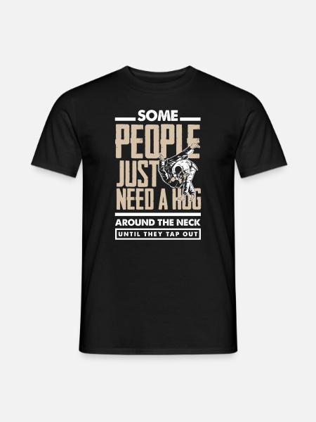Jiu Jitsu Jiu Jitsu Jiu Jitsu - Mænd T-shirt - sort