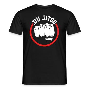 Jiu Jitsu Jiu Jitsu Jiu Jitsu - T-shirt homme - noir - Devant - AI Model Male 178 light (178cm)