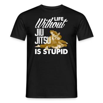 Jiu Jitsu Jiu Jitsu Jiu Jitsu - Männer T-Shirt - Schwarz - Vorne - AI Model Male 178 light (178cm)
