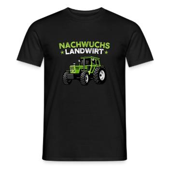 Nachwuchs Landwirt - Männer T-Shirt - Schwarz - Vorne - AI Model Male 178 light (178cm)