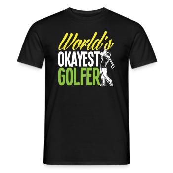 Lustiges Golfen Golf Golfer Geschenk - Männer T-Shirt - Schwarz - Vorne - AI Model Male 178 light (178cm)