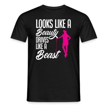 Lustiges Golfen Golf Golfer Geschenk - Männer T-Shirt - Schwarz - Vorne - AI Model Male 178 light (178cm)