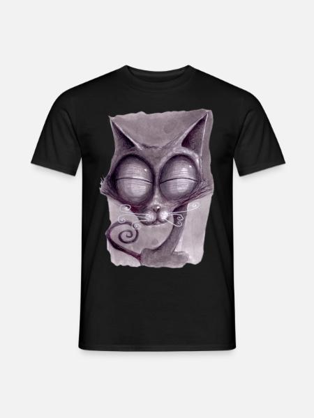 Serial Cat 03 - Men's T-Shirt - black