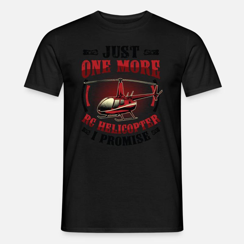 Only one Rc helicopter left - Men’s T-shirt - black