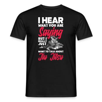 Jiu Jitsu Jiu Jitsu Jiu Jitsu - Männer T-Shirt - Schwarz - Vorne - AI Model Male 178 light (178cm)
