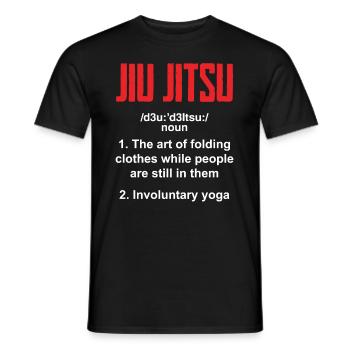 Jiu Jitsu Jiu Jitsu Jiu Jitsu - Männer T-Shirt - Schwarz - Vorne - AI Model Male 178 light (178cm)