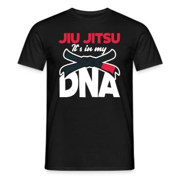 Jiu Jitsu Jiu Jitsu Jiu Jitsu - T-shirt homme - noir - Devant - AI Model Male 178 light (178cm)