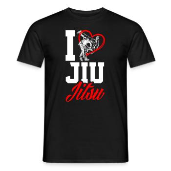 Jiu Jitsu Jiu Jitsu Jiu Jitsu - Männer T-Shirt - Schwarz - Vorne - AI Model Male 178 light (178cm)