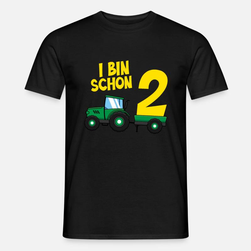 Ich bin schon 2 - Männer T-Shirt - Schwarz