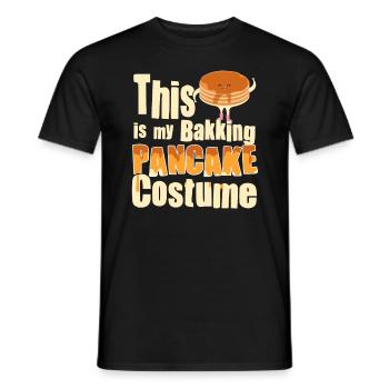 Costume de cuisson de crêpes - Crêpe drôle - T-shirt homme - noir - Devant - AI Model Male 178 light (178cm)